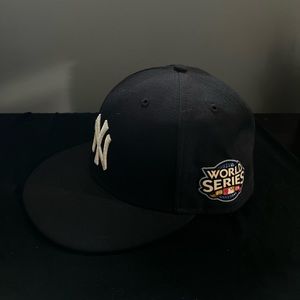 New York Yankees Hat Inaugural Season 2009 New Era World Series Cap-Size 7 1/4